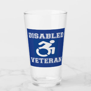 Mit Behinderung Veteran Glas