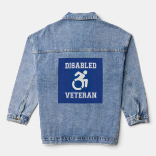 Mit Behinderung Veteran Jeansjacke