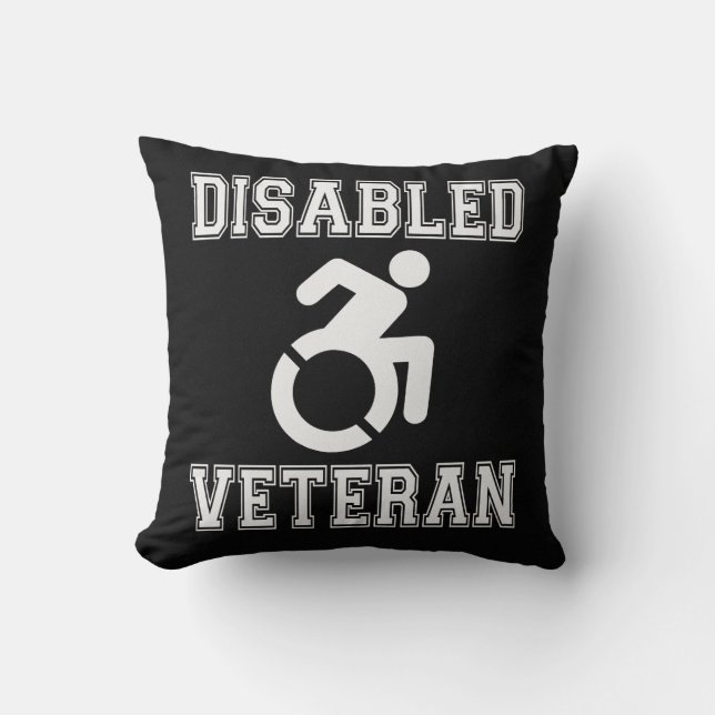 Mit Behinderung Veteran Kissen (Vorderseite)