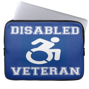 Mit Behinderung Veteran Laptopschutzhülle