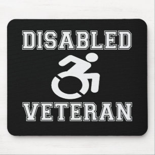 Mit Behinderung Veteran Mousepad