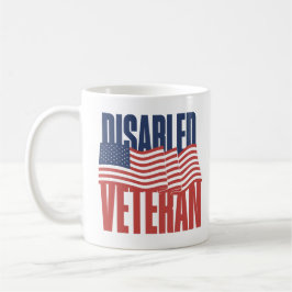 Mit Behinderung Veteran Proud Patriotic American F Kaffeetasse