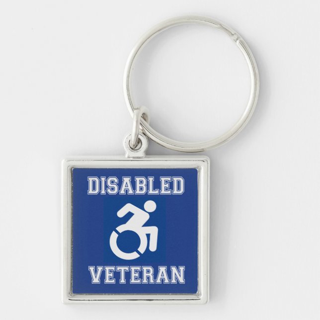Mit Behinderung Veteran Schlüsselanhänger (Vorne)