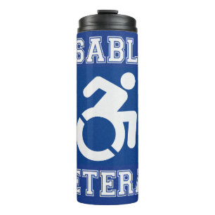 Mit Behinderung Veteran Thermosbecher