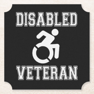 Mit Behinderung Veteran Untersetzer