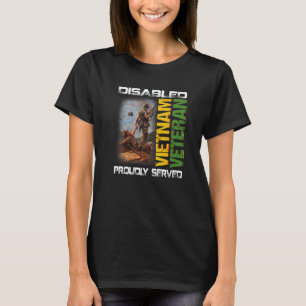 Mit Behinderung vietnamischer Veteran war stolz Na T-Shirt