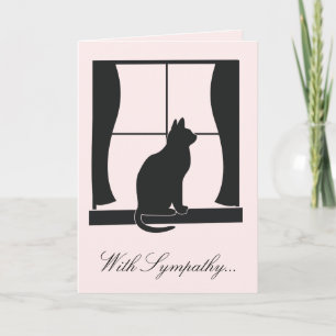 Mit Beileid für den Verlust Ihrer Katze Karte