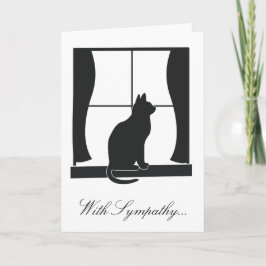 Mit Beileid für den Verlust Ihrer Katze Karte