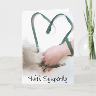 Mit Beileid Karte
