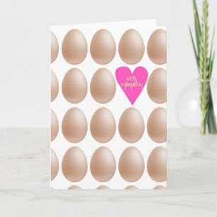 Mit Beileid: Verlust eines Hühners Karte