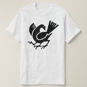 Mit Beinen versehene Krähe drei T-Shirt