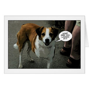 mit Beinen versehener Hund drei