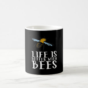 Mit Bienen ist das Leben besser Kaffeetasse