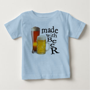 Mit bier-komischem Baby-Säugling-Outfit Baby T-shirt
