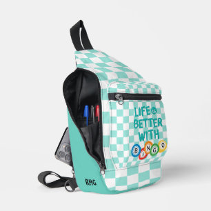 Mit Bingo ist das Leben besser Crossbody Bag