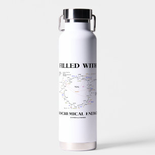 Mit biochemischem Spaß des Krebs gefüllt Trinkflasche