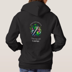 Mit Bipolar leben Mit Mut gedeihen Hoodie