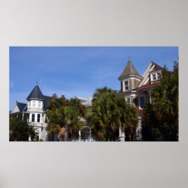 Mit Blick auf den Cannon Park, Charleston SC Poster