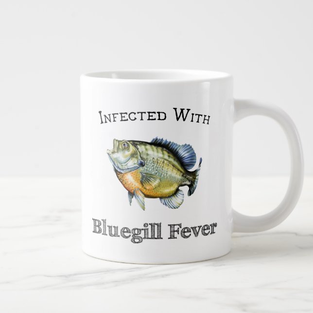 mit Bluegill-Fieber infiziert Jumbo-Tasse (Rechts)