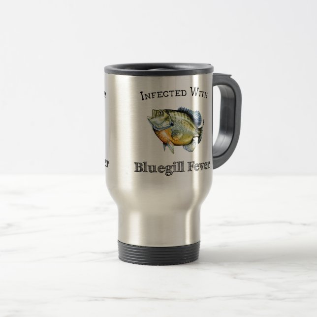 mit Bluegill-Fieber infiziert Reisebecher (VorderseiteRechts)