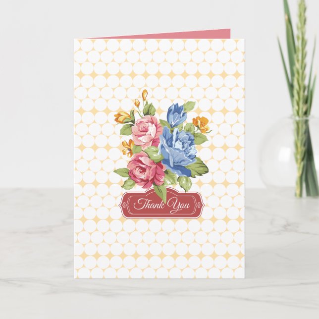 Mit Blumen u. Perlen danke (Vorderseite)