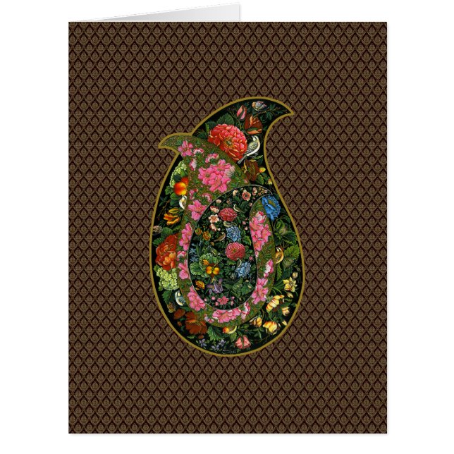 Mit Blumen und Vögeln der Kunst von Persien (Vorderseite)