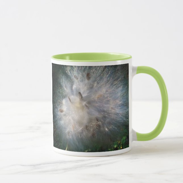 Mit Blumen/Unkraut 16oz. Foto-Kaffee-Tasse Tasse (Rechts)