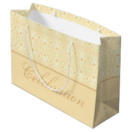 mit Blumenmuster Große Geschenktüte