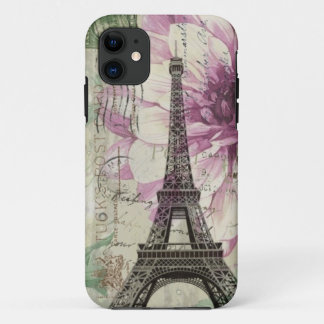 Mit Blumenturm Boho Chic-Vintager Paris Eiffel Case-Mate iPhone Hülle