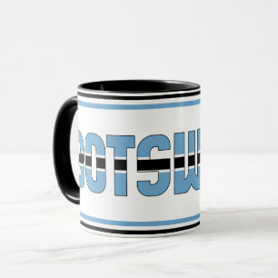 Mit Botswana Patriotic Coffee schlürfen Tasse