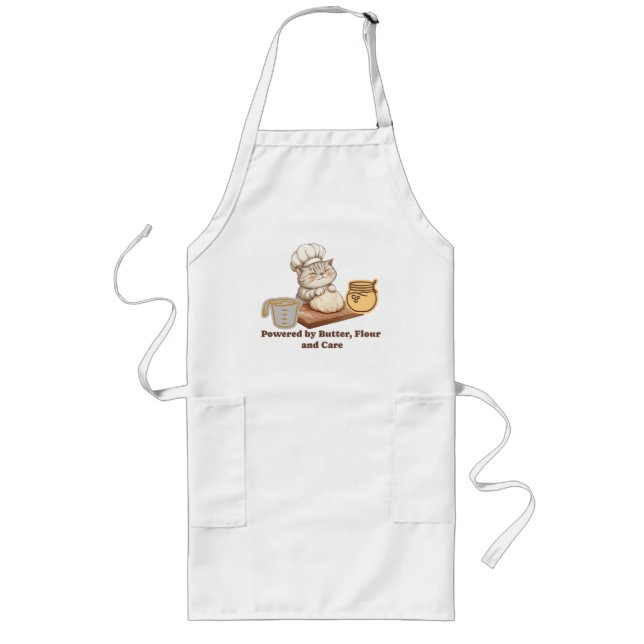 Mit Butter, Mehl und Pflege betrieben Lange Schürze (Vorne)