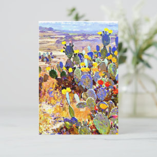 Mit Cacti, Julian Onderdonk, Dankeskarte