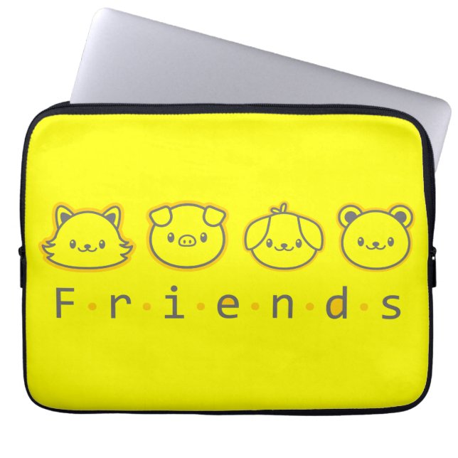 Mit Case-Mate-iPhone-Case für süße Tier-Freunde Laptopschutzhülle (Vorderseite)