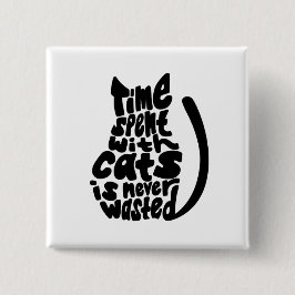 Mit CATS verbrauchte Zeit ist niemals verschwendet Button