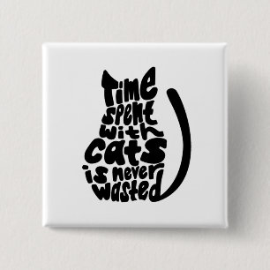 Mit CATS verbrauchte Zeit ist niemals verschwendet Button