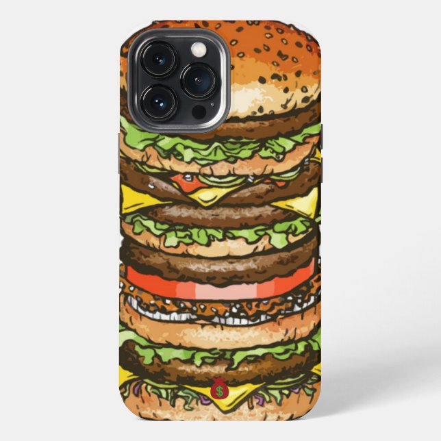 Mit Cheese Case-Mate iPhone Case 13 Pro Max Hülle (Rückseite)