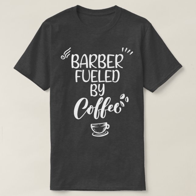 Mit Coffee Classic TShirt befeuertes Barber (Design vorne)