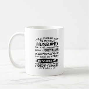 Mit deinem Warrior-Ehemann bleibe Kaffeetasse