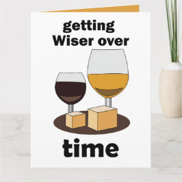 Mit Dem Alter Perfekt Werden Mit Der Zeit Weiser W Karte