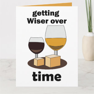 Mit Dem Alter Perfekt Werden Mit Der Zeit Weiser W Karte