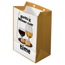 Mit Dem Alter Perfekt Werden Mit Der Zeit Weiser W Mittlere Geschenktüte