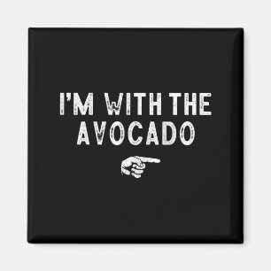 Mit dem Avocado-Passenden Faulen Kostüm Halloween Magnet