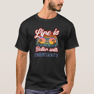Mit dem Christentum Traditionelles katholisches Ge T-Shirt