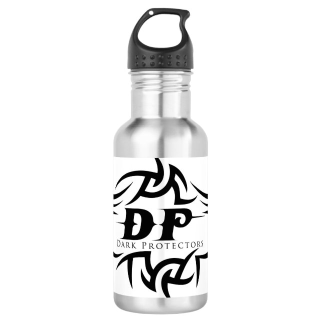 mit dem dunklen Schutz-Logo Trinkflasche (Vorderseite)