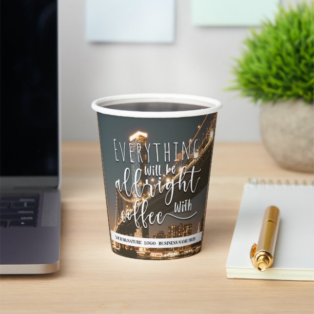 Mit dem Feld coffee_logo wird alles in Ordnung sei Pappbecher (InSitu)