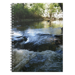 Mit dem Fluss gehen Notizblock