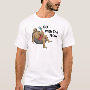 Mit dem Fluss gehen T-Shirt