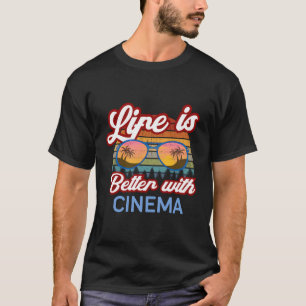Mit dem klassischen Film Lover Spaß im Kino ist da T-Shirt