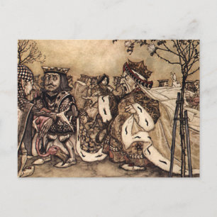 Mit dem Kopf weg! Postkarte