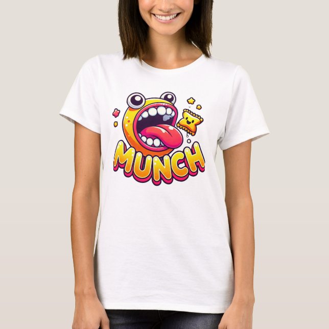 Mit dem Logo "SNOOZY" in Traumland treiben - ein c T-Shirt (Vorderseite)
